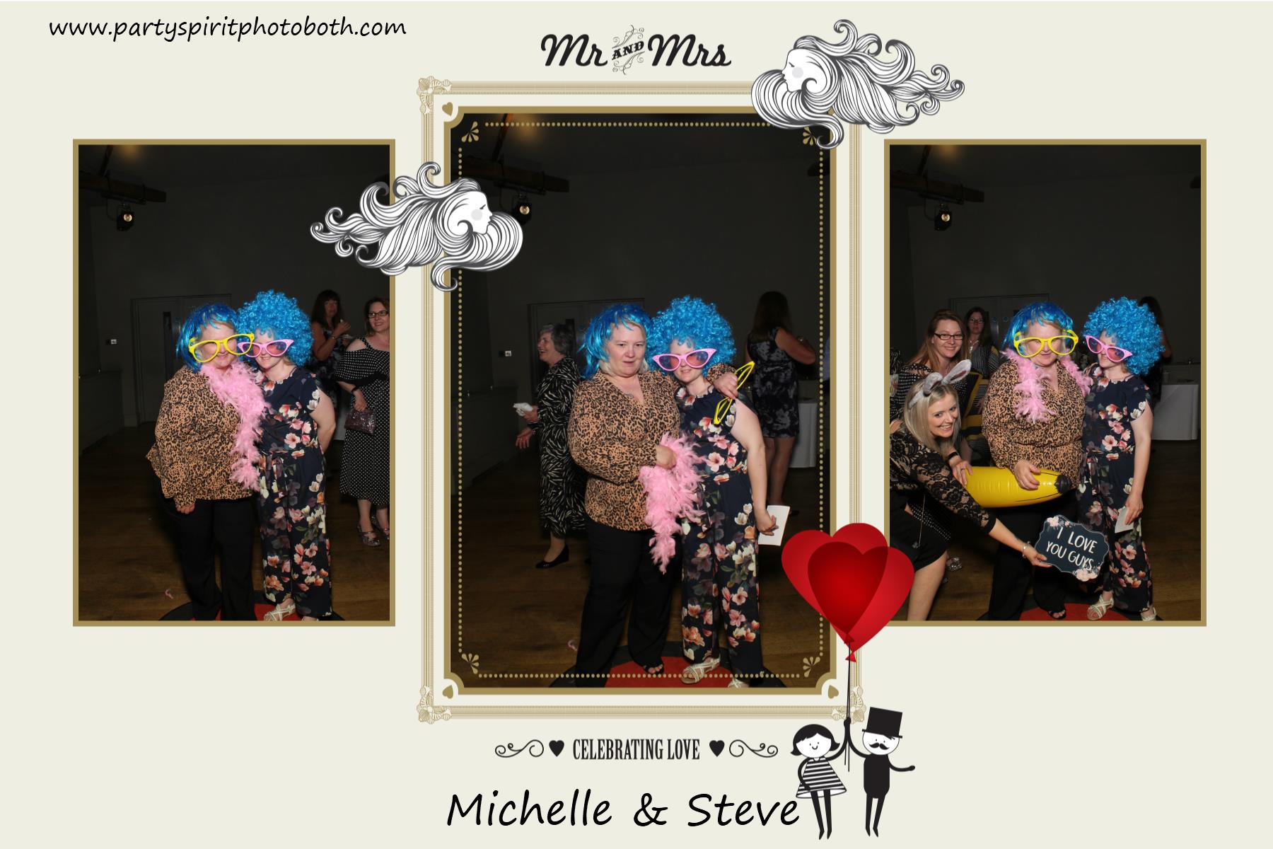 Michelle & Steve Wedding | View more photos from the event at gallery.partyspiritphotobooth.com/u/PartySpiritPhotoBooth/Michelle-Steve-Wedding